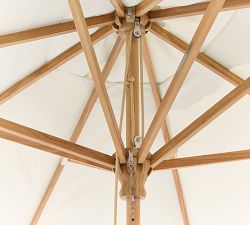 Rectangular Teak Umbrella (10')
