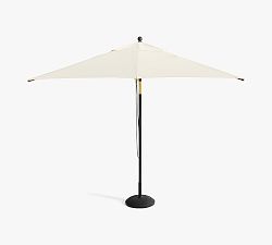Rectangular Metal Umbrella with Metal Accents (10')