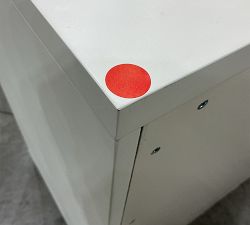 Open Box: Aubrey Modular Media Corner Cabinet Base (49.5"W x 36"H) - Dutch White