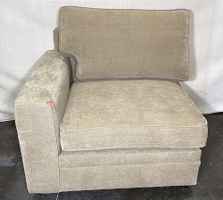 Open Box: Pearce Square Arm Left Armchair - Performance Casual Chenille Fawn