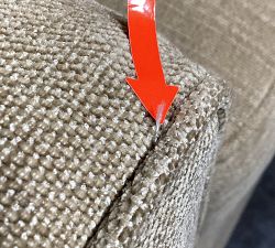 Open Box: Pearce Square Arm Left Armchair - Performance Casual Chenille Fawn
