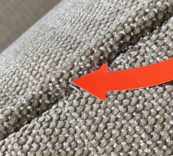 Open Box: Pearce Square Arm Left Armchair - Performance Casual Chenille Fawn