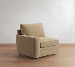 Open Box: Pearce Square Arm Left Armchair - Performance Casual Chenille Fawn