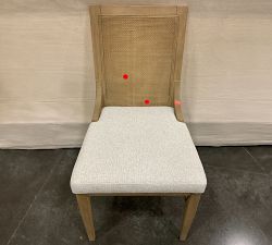 Open Box: Atwood Cane Dining Side Chair - Seadrift, Performance Boucle Oatmeal