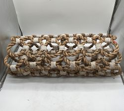 Open Box: Rope Wall Art, Rectangle - Lacquered Matte