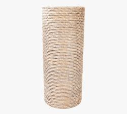 Tava Handwoven Rattan Round Umbrella Basket