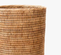 Tava Handwoven Rattan Round Umbrella Basket