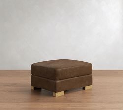 Turner Leather Ottoman (31"&ndash;35")