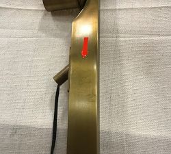 Open Box: Chamberlin Metal Linear Chandelier (48") - Tumbled Brass