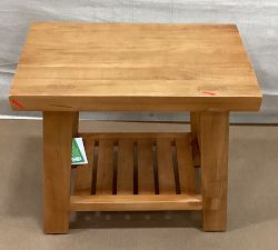 Open Box: Rustic Reclaimed Wood Stool (21") - Tawny