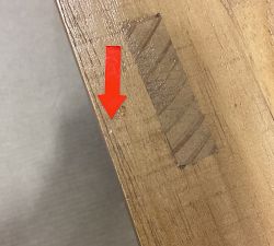 Open Box: Rustic Reclaimed Wood Stool (21") - Tawny