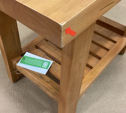 Open Box: Rustic Reclaimed Wood Stool (21") - Tawny