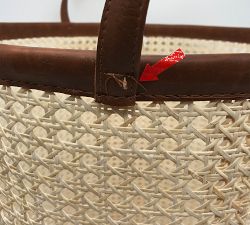 Open Box: Brooks Tote Basket, Large (16.5" Diam)