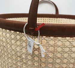 Open Box: Brooks Tote Basket, Large (16.5" Diam)