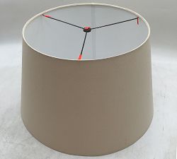 Open Box: Gallery Linen Tapered Drum Lamp Shade, Extra Large (20" Diam) - Sand