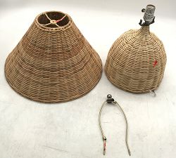 Open Box: Phoebe Woven Table Lamp (18") - Natural