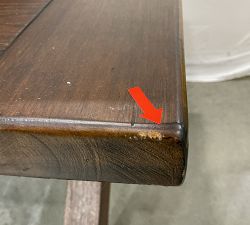 Open Box: Toscana Extendable Dining Table (60"-84") - Vintage Amber