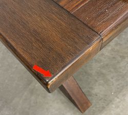 Open Box: Toscana Extendable Dining Table (60"-84") - Vintage Amber