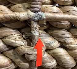 Open Box: Circular Rope Wall Art, Large (35")