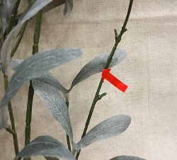 Open Box: Faux Fading Olive Branch (48") - Green