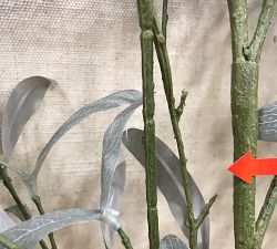 Open Box: Faux Fading Olive Branch (48") - Green