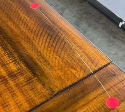 Open Box: Benchwright Extendable Dining Table (74"-104") - Rustic Mahogany