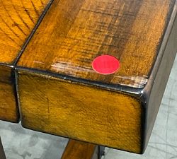 Open Box: Benchwright Extendable Dining Table (74"-104") - Rustic Mahogany