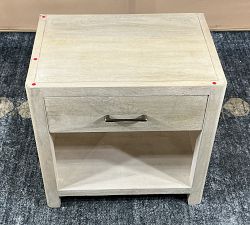 Open Box: Aptos Nightstand (24") - Sandwash, Brass