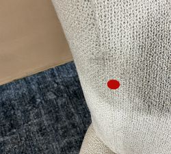 Open Box: Irving Roll Arm Swivel Chair without Nailheads (33") - Performance Boucle Oatmeal