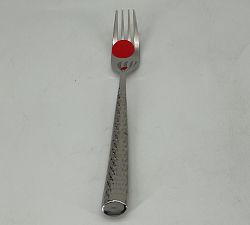 Open Box: Shiny Hammered Handcrafted Flatware, 5-Piece Set