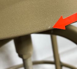 Open Box: Leary Reclaimed Wood Swivel Counter Stool (26") - Brass