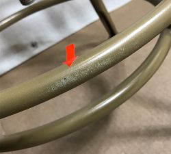 Open Box: Leary Reclaimed Wood Swivel Counter Stool (26") - Brass