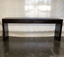 Open Box: Pismo Reclaimed Wood Console Desk (80") - Burnt Espresso