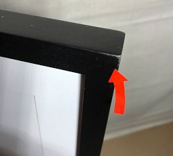 Open Box: Wood Gallery Frame (27"W x 39"L) - Black