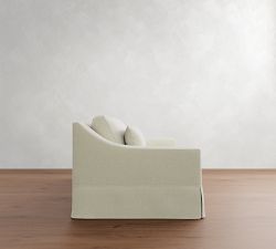 York Slope Arm Deep Seat Slipcovered Side Sleeper Sofa (95")