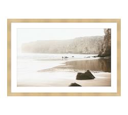 Sunrise Surf Framed Print