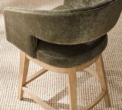 Baldwin Upholstered Swivel Counter Stool