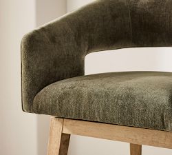 Baldwin Upholstered Swivel Counter Stool