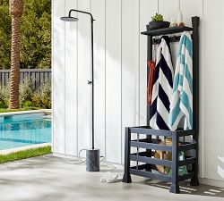 Malibu Metal Outdoor Pool Storage All-In-One Organizer