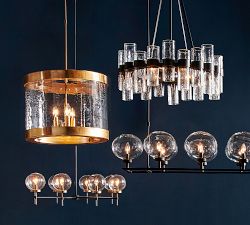 Penni Recycled Glass Chandelier (24")