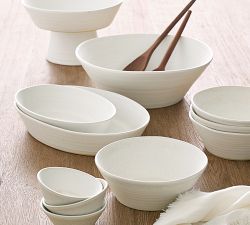 Larkin Stoneware Pasta Bowls - Set of 4