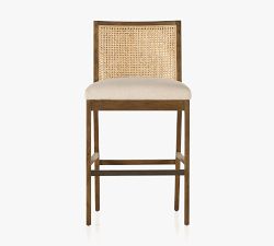 Lisbon Armless Cane Bar &amp; Counter Stools