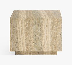 Open Box: Sorrento Square Bunching Coffee Table (22") - Travertine