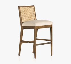 Lisbon Armless Cane Bar &amp; Counter Stools