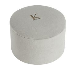 Round Velvet Jewelry Box