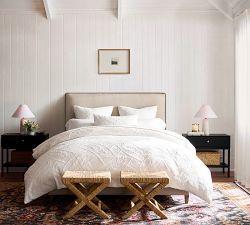 Washed Cotton Basket Weave Blanket