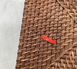 Open Box: Tava Handwoven Closet Utility Basket (10"W x 14"L x 6"H) - Honey