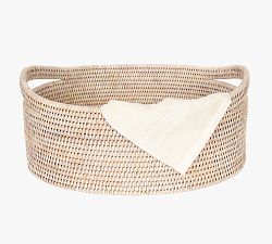Tava Handwoven Rattan Oval Basket