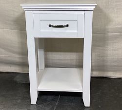 Open Box: Chris Loves Julia Modern Traditional Mini Nightstand (20") - Onyx
