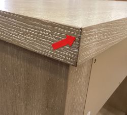 Open Box: Modern Farmhouse Rectangular Console Table (90") - Fog